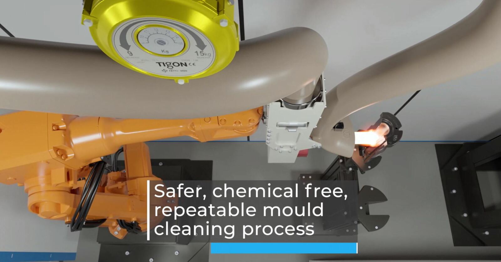 AiMC-1000: P-Laser introduces the new industry standard for cleaning glass moulds