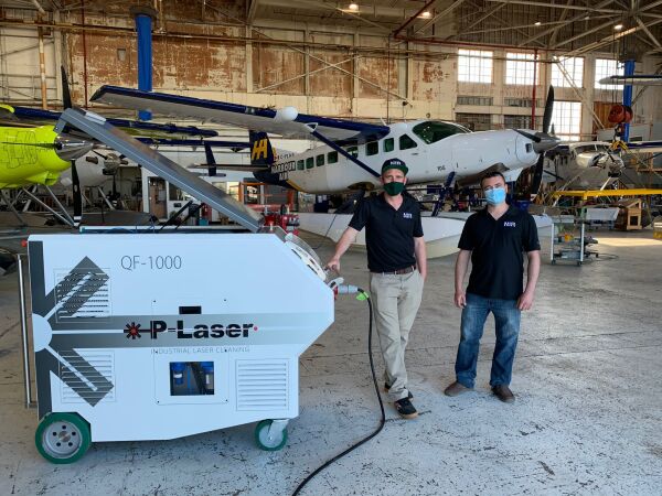 Cleaning planes with QF-1000