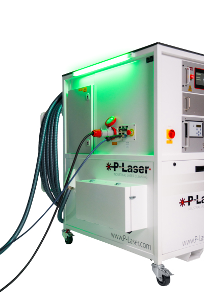 Cube line used to remove paint or oxide crust contamination. Designed for shipyard and heavy steel industry.